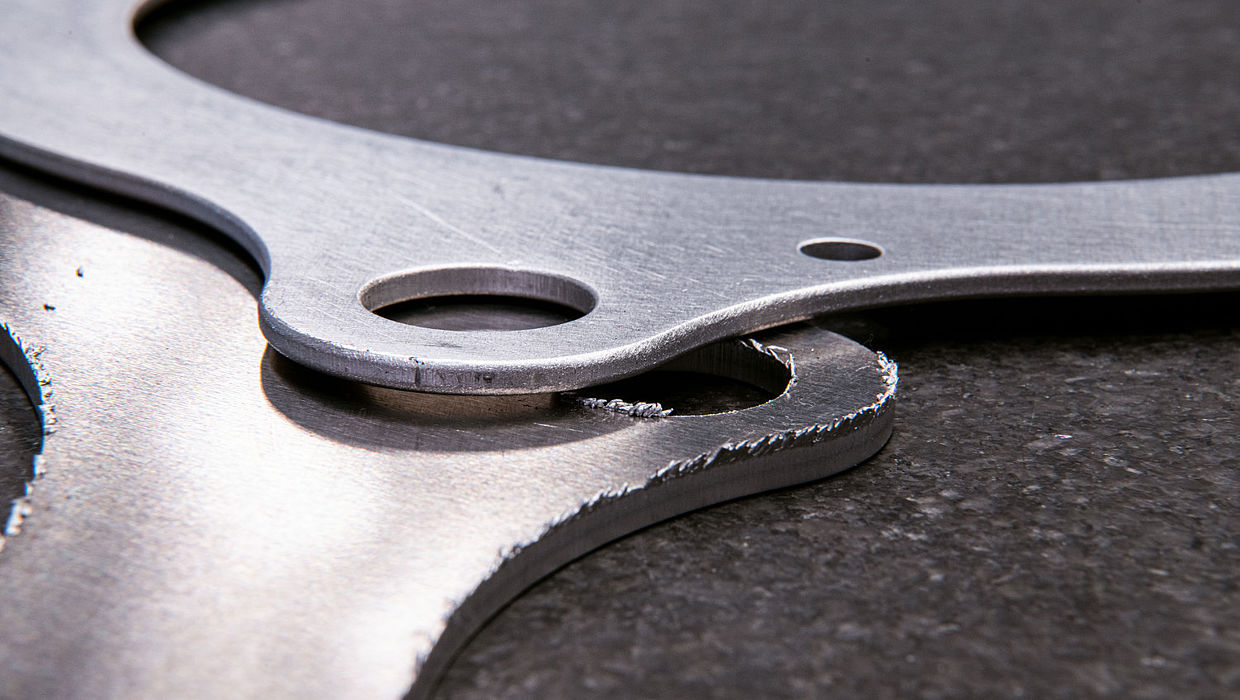Deburring steel shop